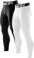 DRSKIN Men’s Compression Pants (5/4/3 Pack) Quick Dry Tights Leggings Sports Baselayer Running Gym Workout