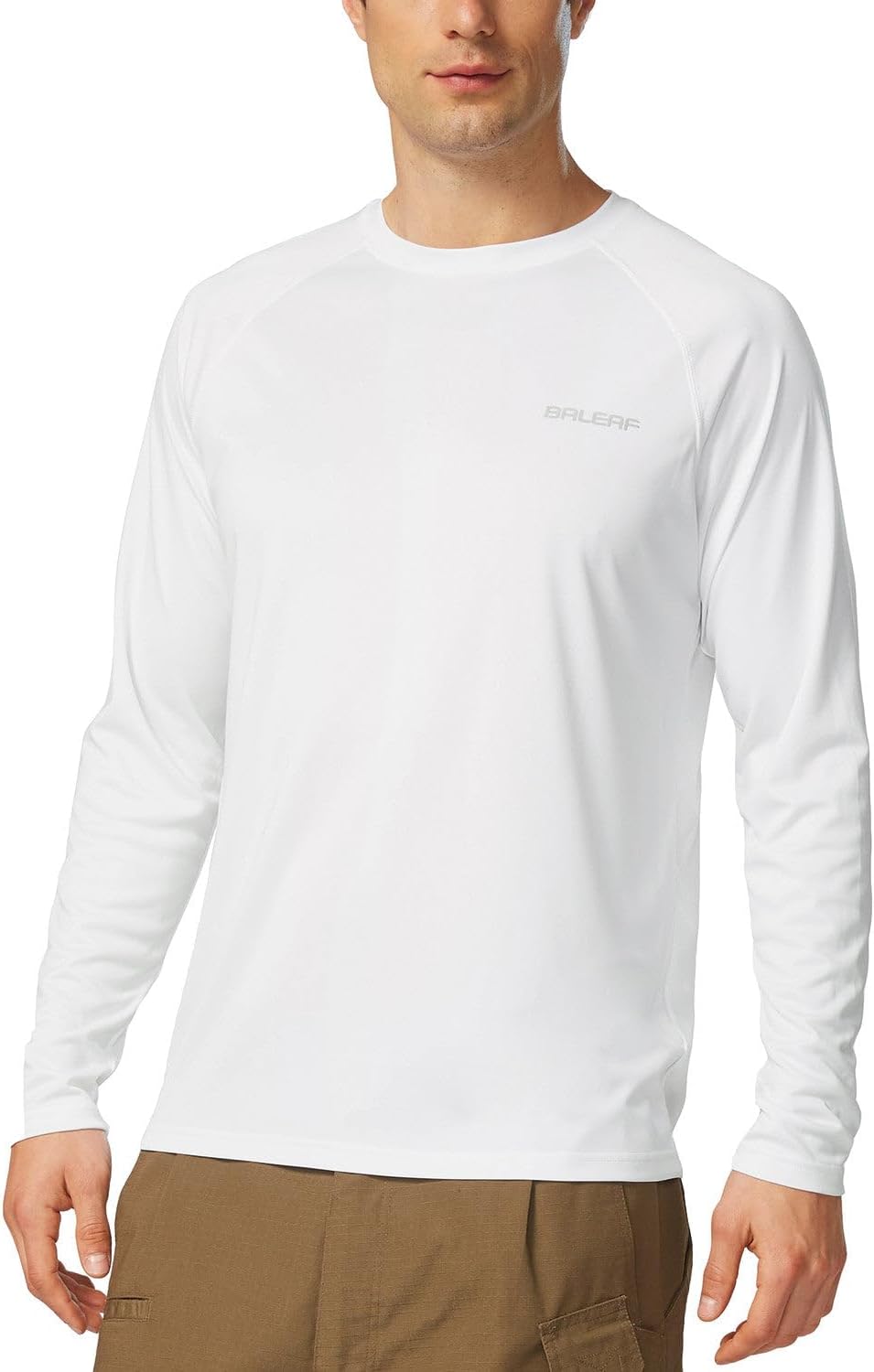 baleaf Men's UPF 50+ Sun Protection Shirts Long Sleeve Rash Guard