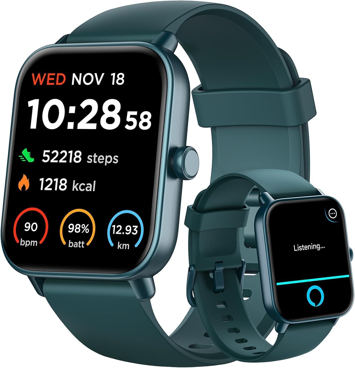Smart Watch for Women Android & iPhone, Alexa Built-in, IP68 Waterproof Activity Fitness Tracker with Bluetooth Call (Answer/Make), 1.8" Smartwatch with Heart Rate/SpO2/Sleep Monitor, 100+ Sports Mode
