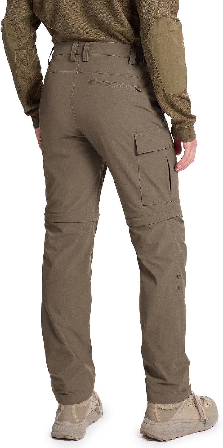 Moosehill Men's Hiking Pants: Convertible Quick-Dry