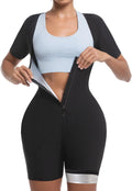 Sauna Suit for Women Weight Loss Sweat Waist Trainer Sweat Shirt Full Body Compression Shaperwear Slimming Workout