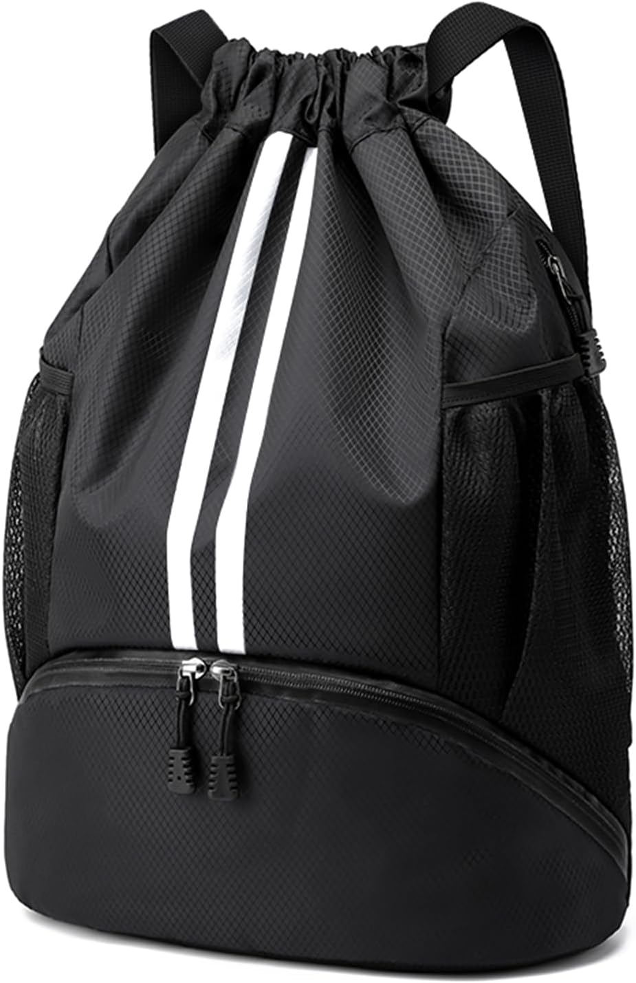 Hoedia Sports Drawstring Backpack - Swim Gym Bag for Women and Men