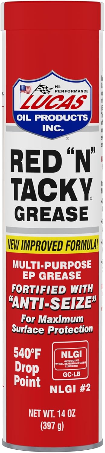 Lucas Oil 10318 Red N Tacky Grease 3 Ounce Combo Pack