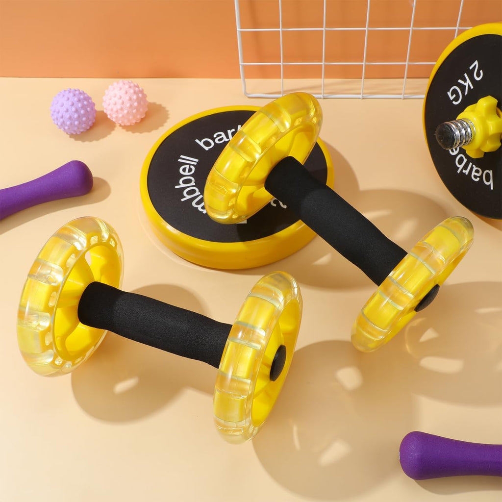 Toddmomy Ab Roller Wheel: Ab Wheel for Core Training, Exercise Abdominal Roller Hand Weights Dumbbell Fitness Exercise Device Home Gym Gear for Men/Women