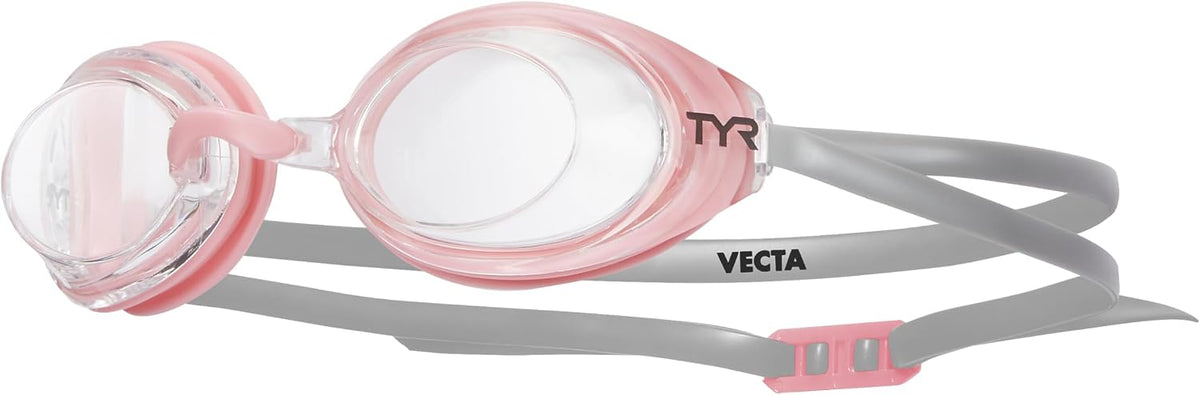 TYR Vecta Racing Swim Goggles - Adult Swimming Goggles for Men and Women - Anti-Fog, UVA/UVB Protection, Watertight