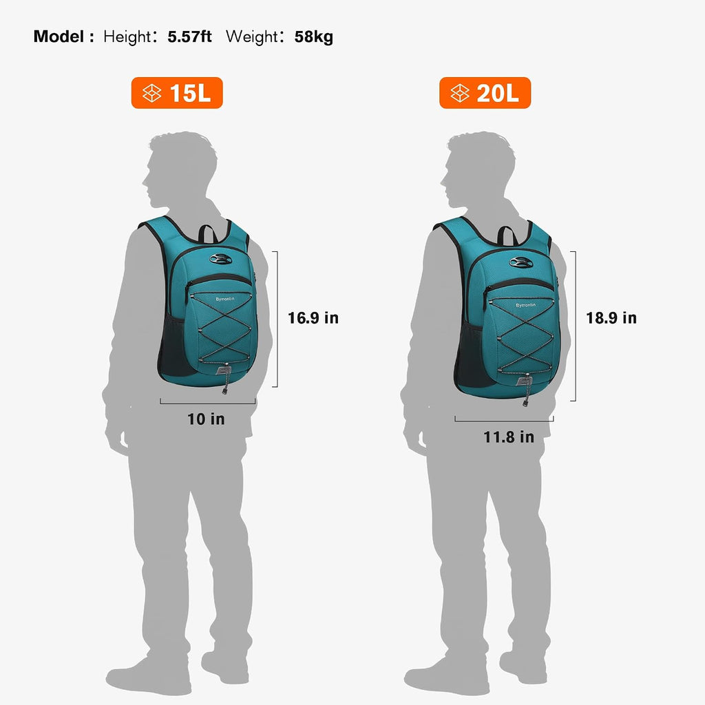 Ultra-Light Soft Hiking Daypack With Cushioned Breathable Back Panel