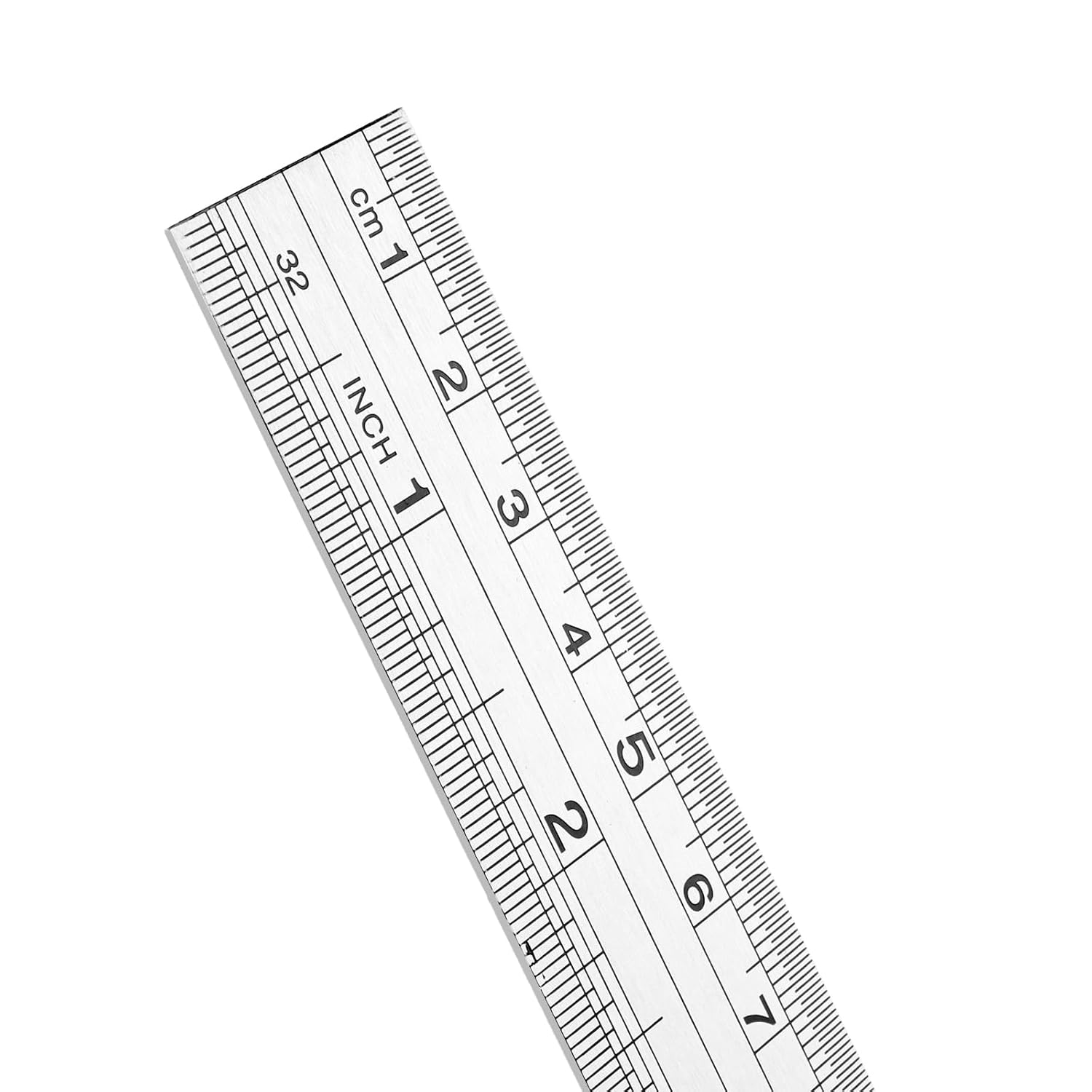 20 Pack 12 Inches Stainless Steel Ruler, Precision Metal Rulers, Straight Edge Ruler for Office, Woodworking, Engineering