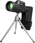 Portable Binoculars High Power Monocular 12x50 Monocular Telescope Hd Mini Monocular Outdoor Camping Scopes with Phone Clip Tripod