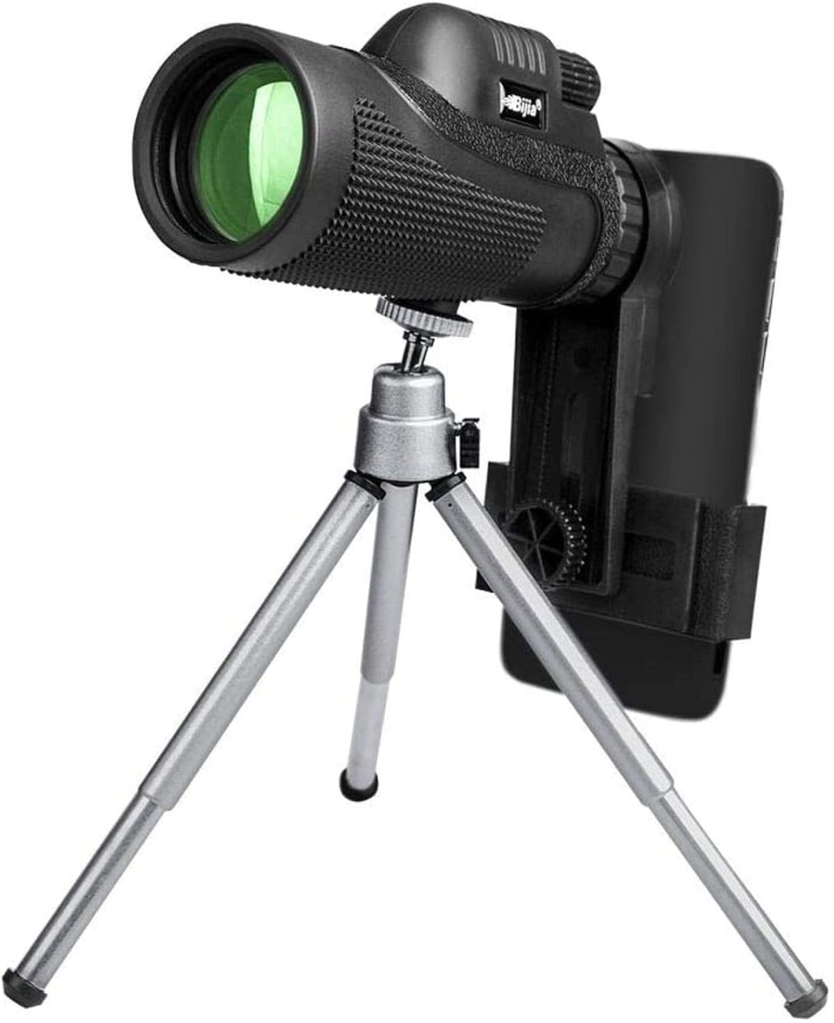 Portable Binoculars High Power Monocular 12x50 Monocular Telescope Hd Mini Monocular Outdoor Camping Scopes with Phone Clip Tripod