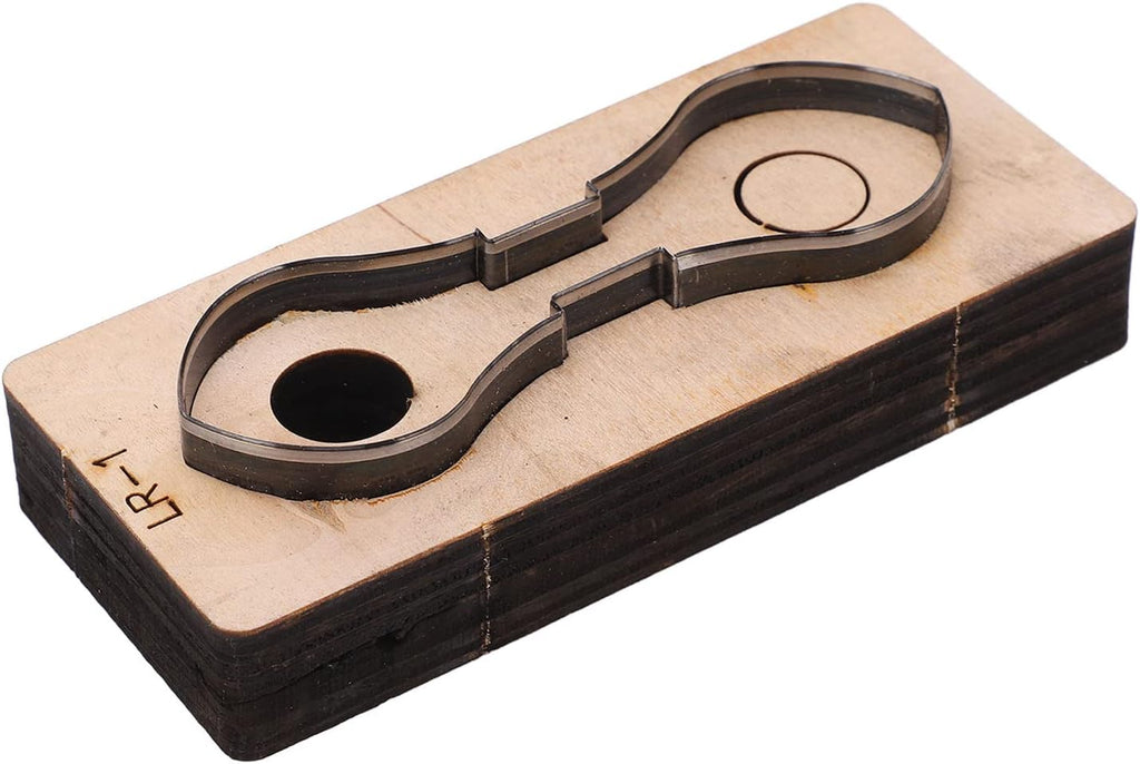 Hyuduo Leather Cutting Die, Alloy Steel Stamping Punching Cutter for DIY Leather Craft, Handmade Wallet Belt Making, Scrapbooking, High Density Metal Punch Mold for Craft Enthusiasts