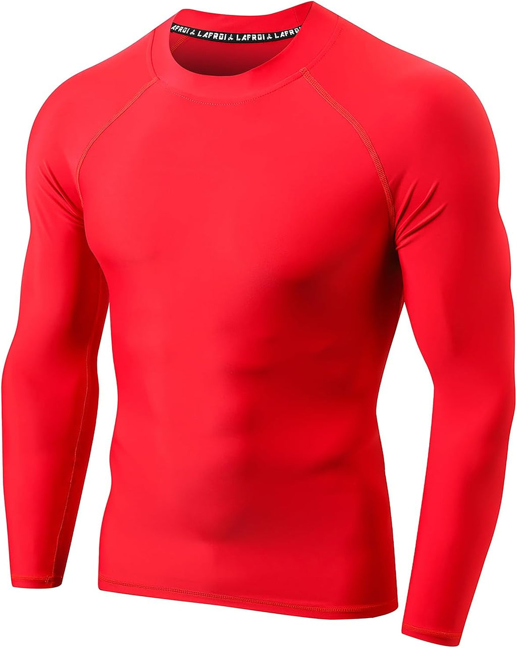 LAFROI Men's UPF 50+ BJJ Rash Guard Sun Protection Swim Shirt Long Sleeve | Quick Dry, lightweight, Baselayer, Compression Performance Fit, for Swim, Water Sports, Combat, CLY10C