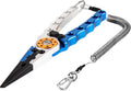 Booms Fishing X1 Aluminum Fishing Pliers Saltwater, Surf Fishing Tackle Kit, Fishing Multitool Hook Remover Braided Fishing Line Cutting and Split Ring with Coiled Lanyard and Sheath