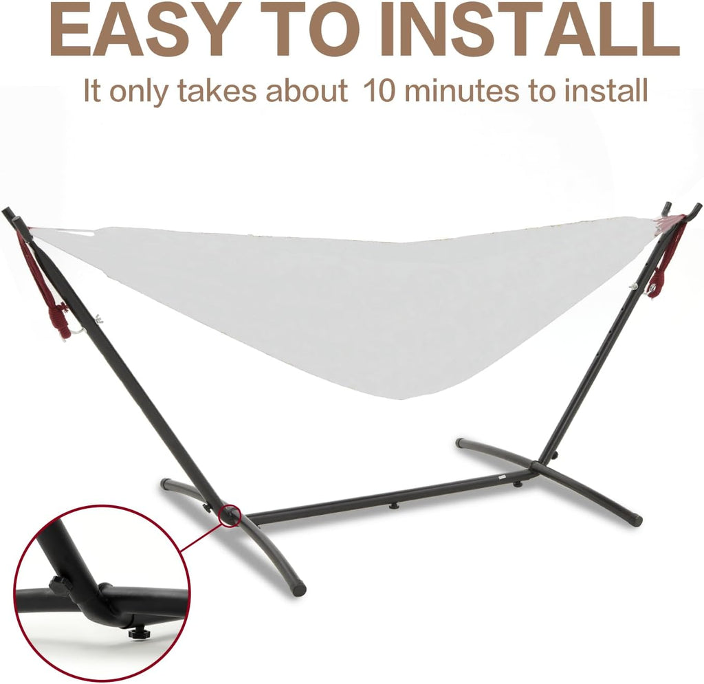 PNAEUT Hammocks Stand Only (Black Stand)