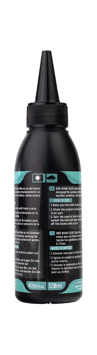 Bike Chain Wax Lubricant - Long-Lasting, Clean & Smooth Drip