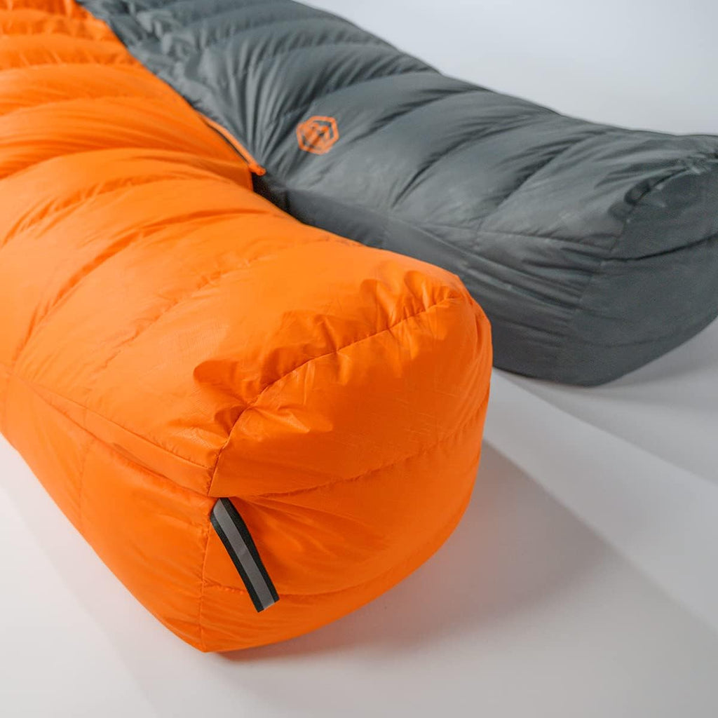 ZOOOBELIVES 10 Degree Down Sleeping Bag for Adults, 4-Season Cold-Weather Mummy Bag, Roomy Fit, 550+ Fill Power Warmth, Lightweight & Compressible for Car Camping, Backpacking & Hunting - AlpliveD1500
