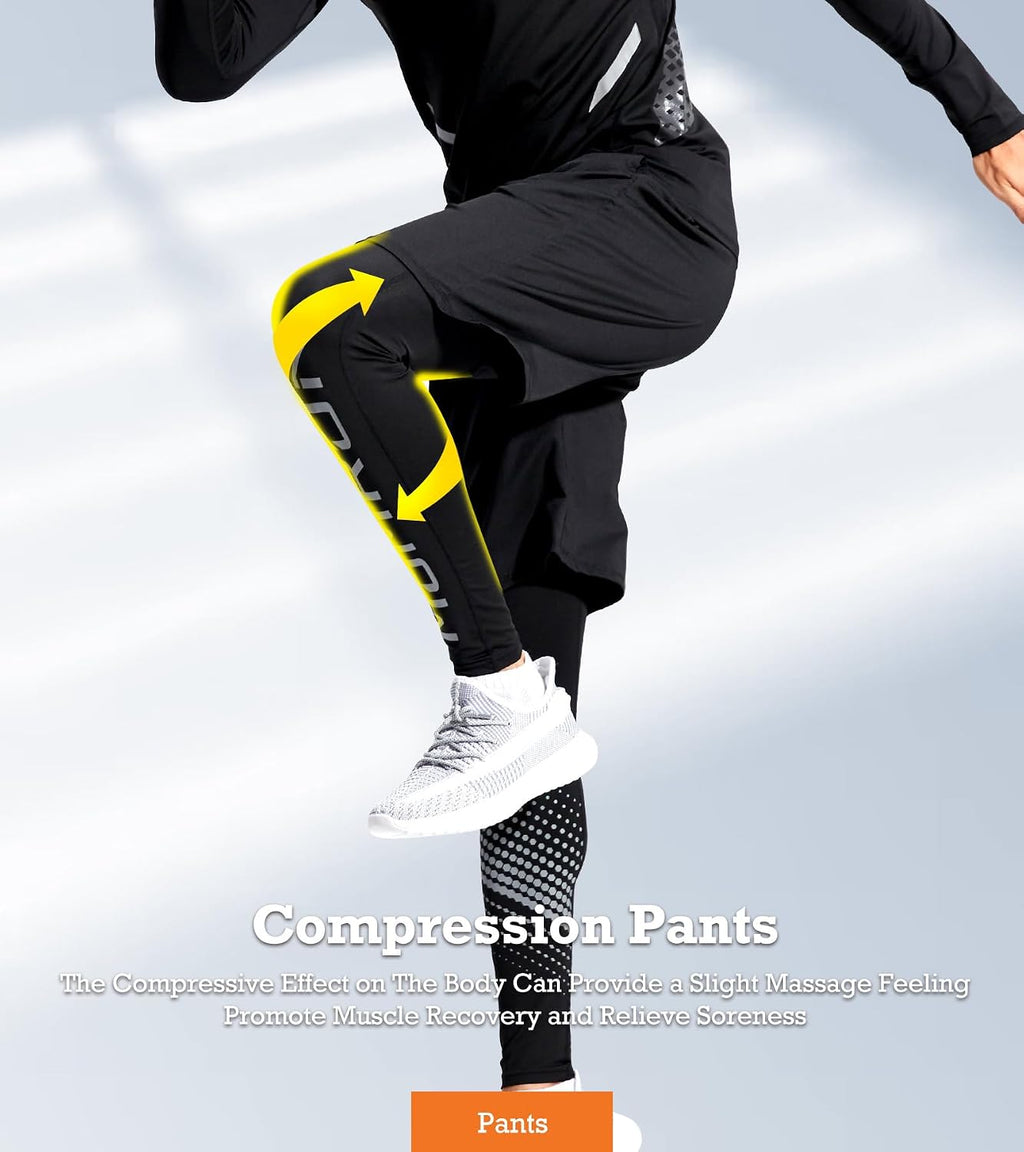 BOOMCOOL 5PCS Workout Sets incluir Compression Shirt Pants Hoodie Jacket for Men outdoor sports running indoor fitness