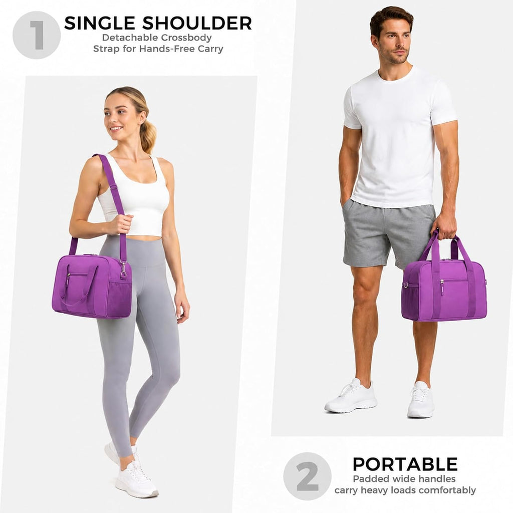 Searock 14-Inch Small Gym Bag for Men & Women, Mini Duffle Bag for Travel
