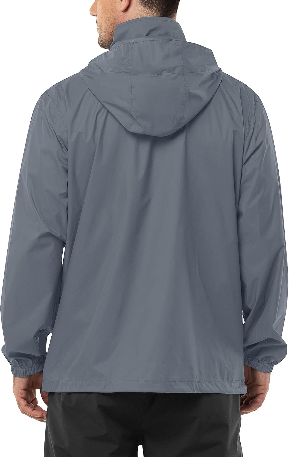 Outdoor Ventures Men's Rain Jacket Waterproof Lightweight Packable Raincoat