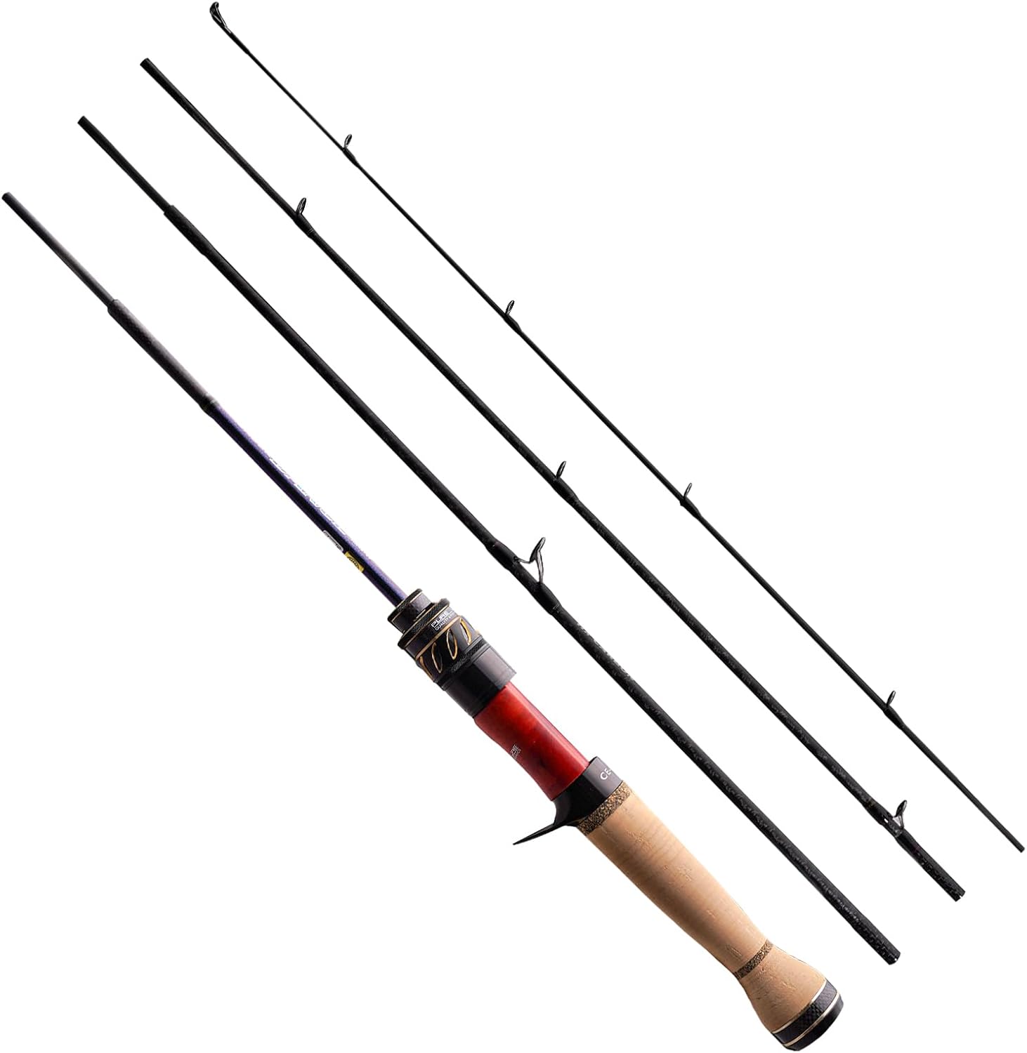 PURELURE Creek Dance Ultralight Travel Rod 2/3/4 Piece, 4'9''-6' BFS Rod