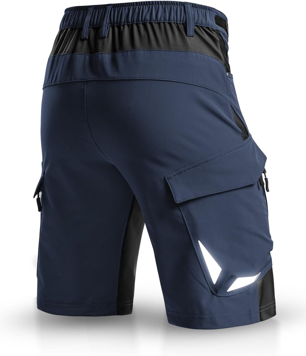 XKTTAC Men's Hiking Cargo Shorts: 4-Way Stretch with 6 Secure Pockets