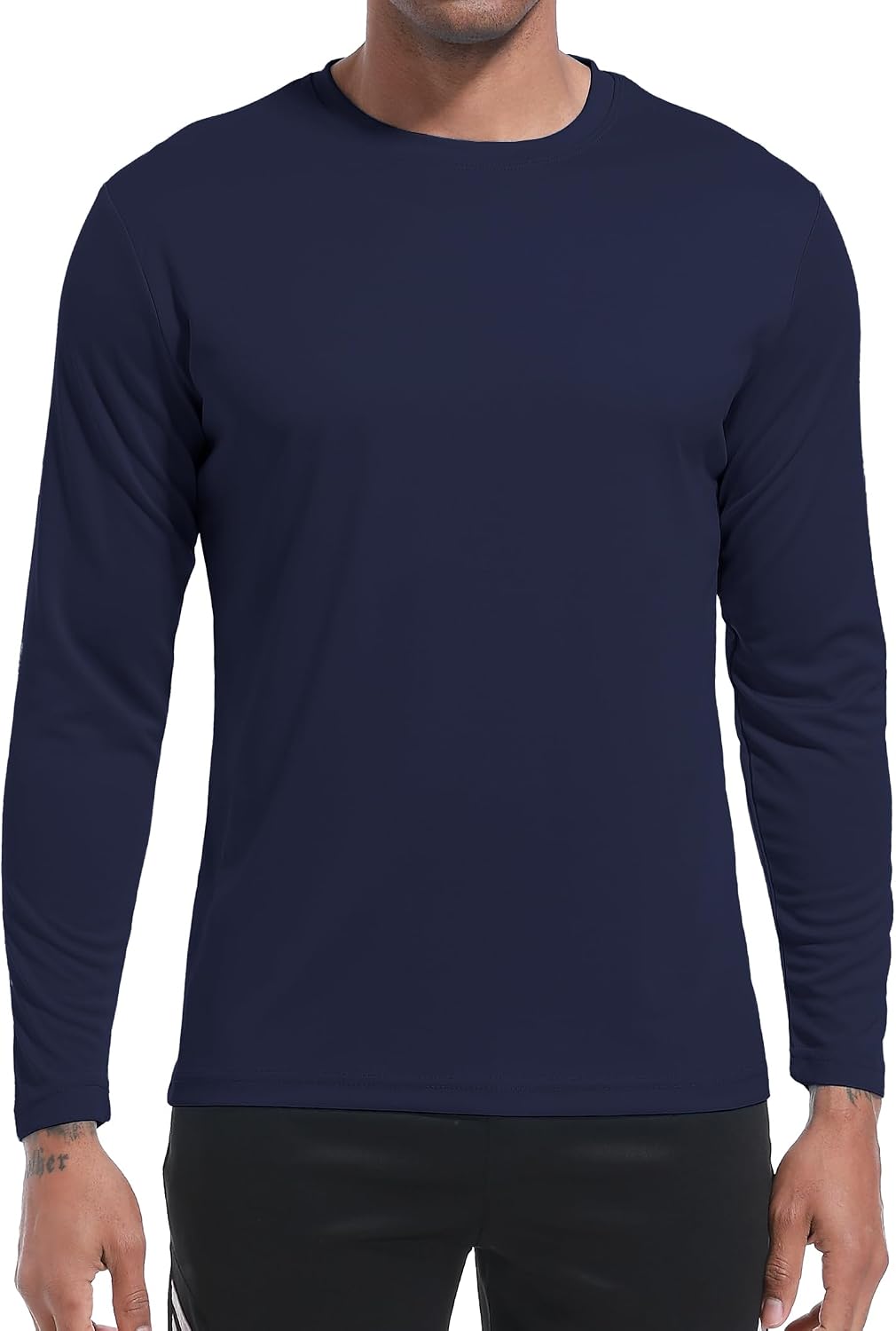 OYGSieg 6 Pack Long Shirts for Men Quick Dry Sun Protection Tee Shirts