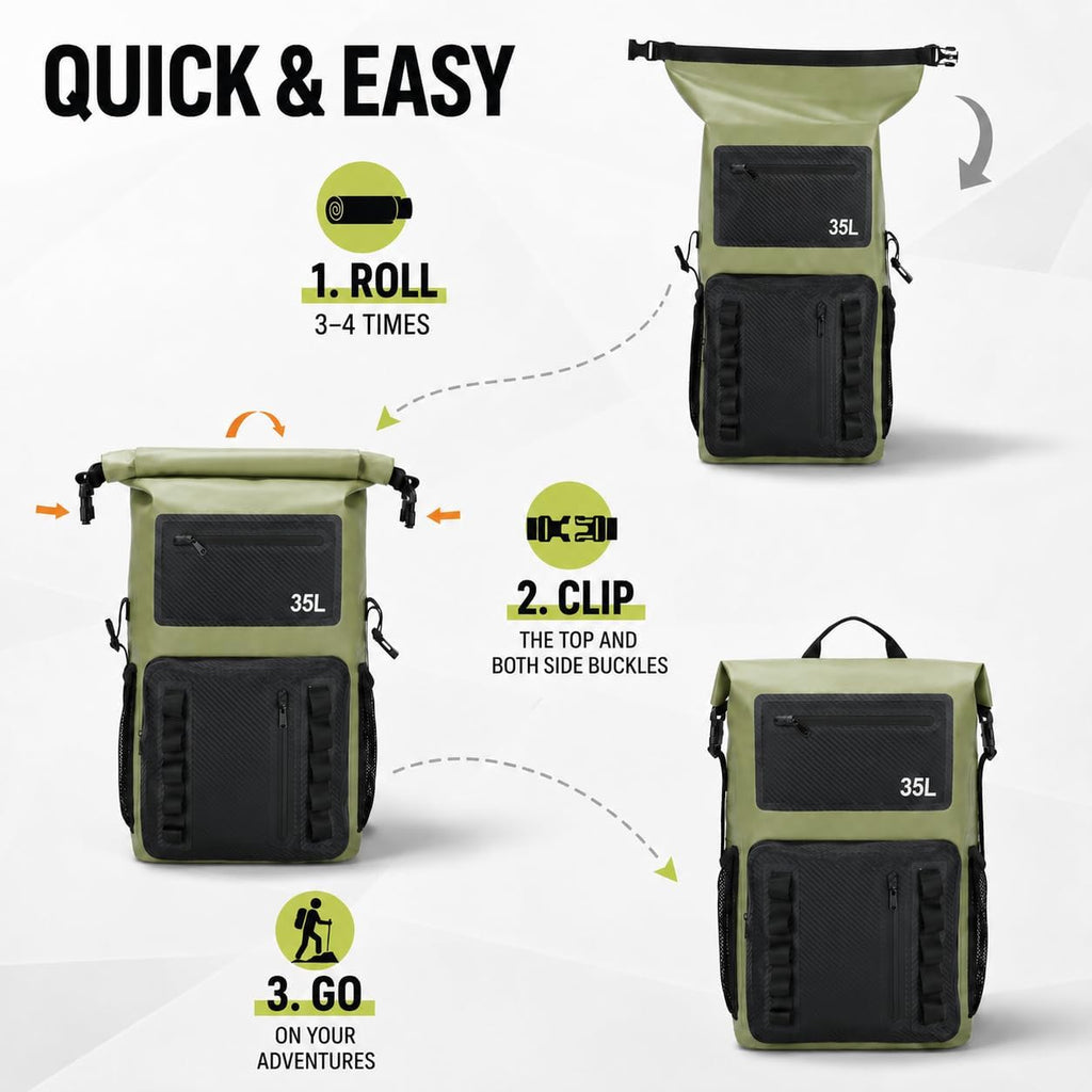Waterproof Roll Top Dry Bag,Floating Heavy Duty Hiking Backpack,wet bags
