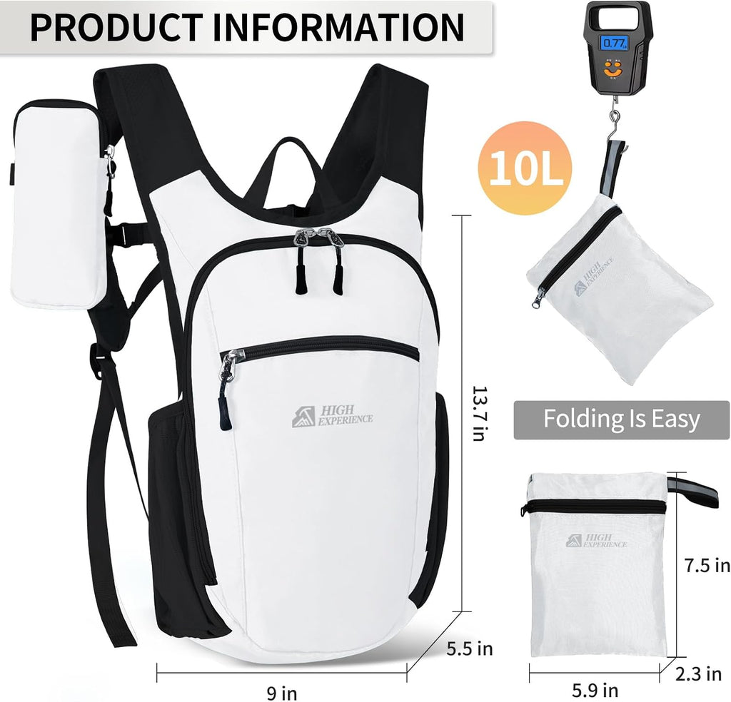 Small Hiking Backpack Packable Lightweight for Women Men