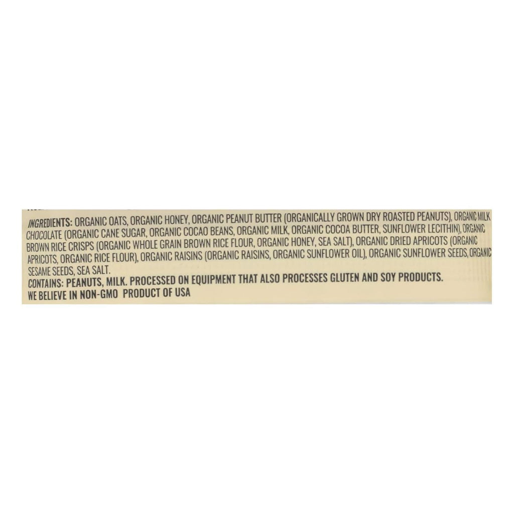 Kate's Real Food Organic Energy Bars Peanut Butter Hemp Flax (2.2 oz, 6 ct)