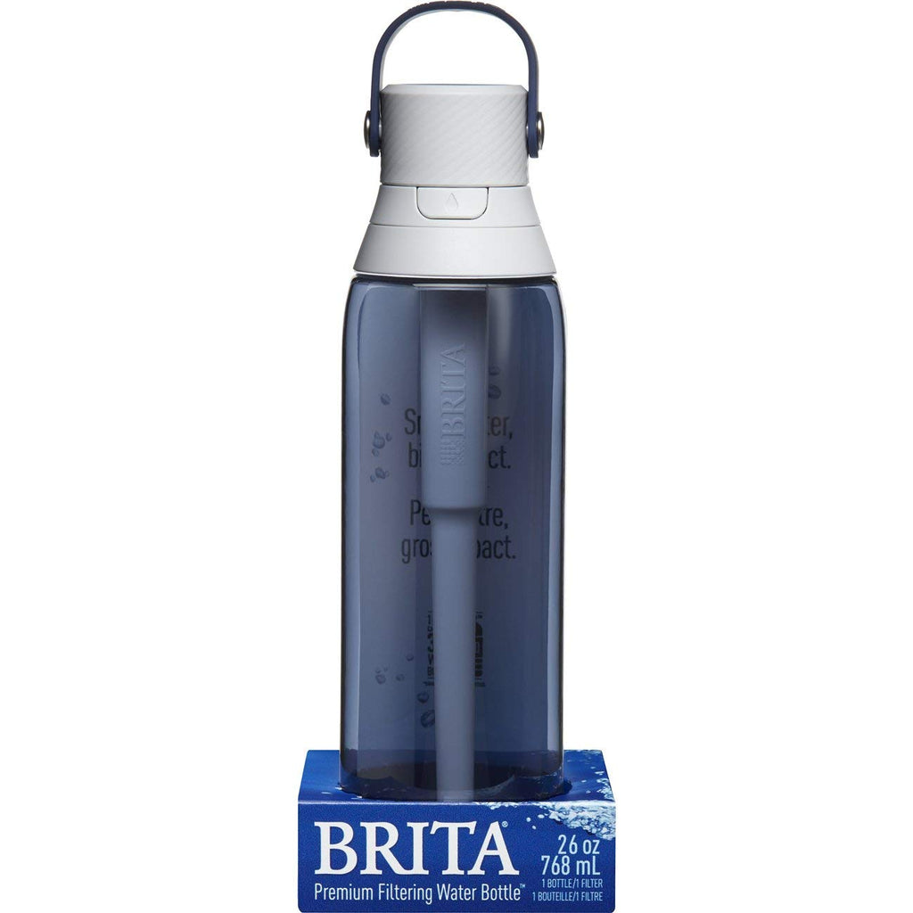 Brita 26 Ounce Premium Filtering Water Bottle with Filter - BPA Free - Night Sky