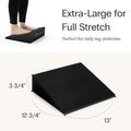 StrongTek Yoga Wedge Blocks, XL Foam, 16.5°, 13 x 12.75 x 3.75 in, 2-Pack