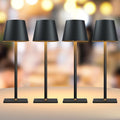 Yogaret Black Cordless Table Lamps, 6000mAh Rechargeable Battery LED Lights