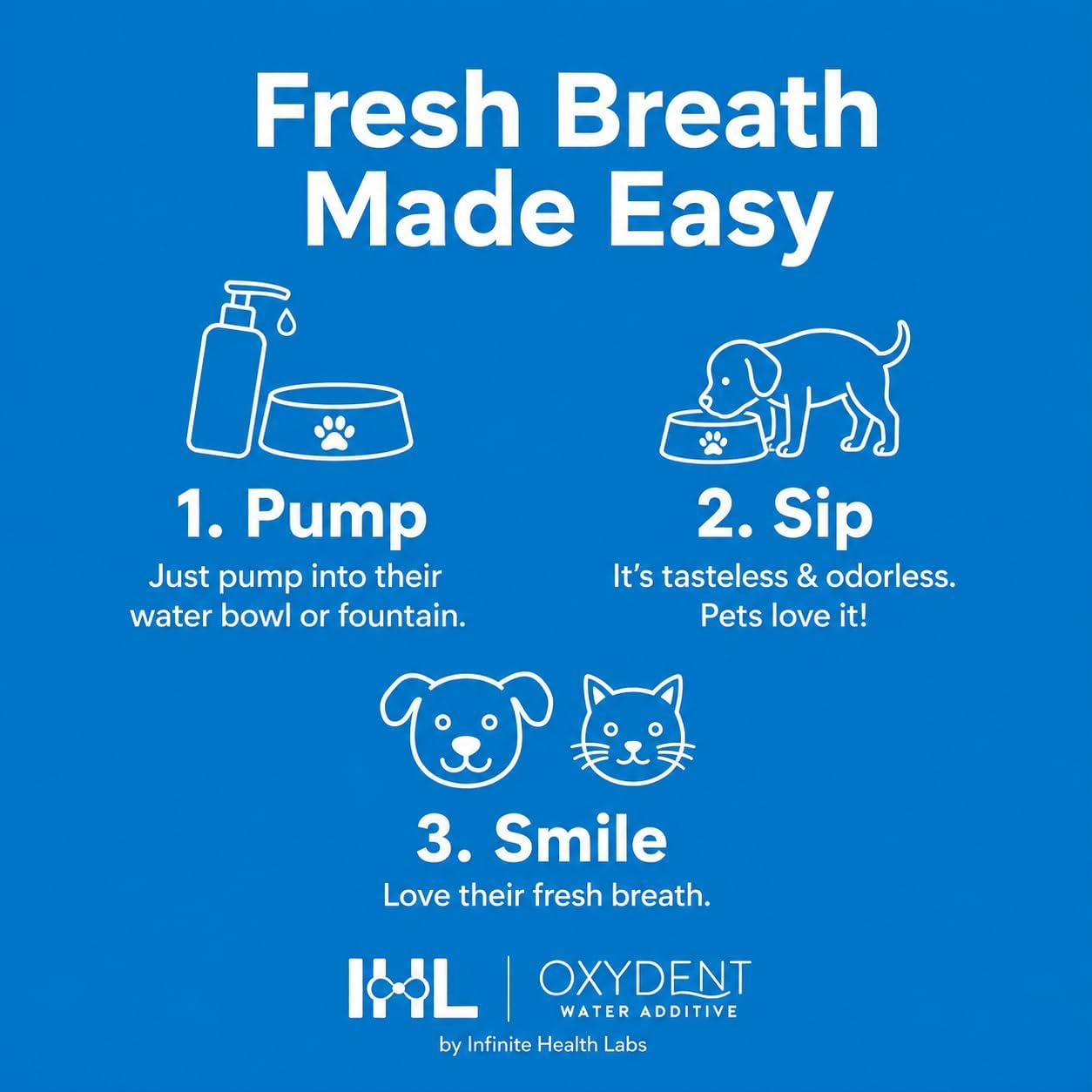 Oxydent Pet Dental Water Additive, Dogs & Cats, 16 oz
