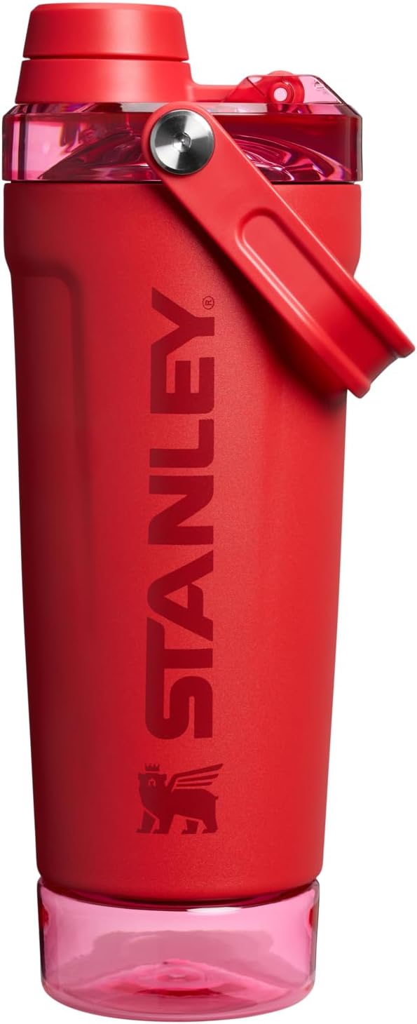 STANLEY Vitalize Shaker Bottle, 20 oz, Chili Red