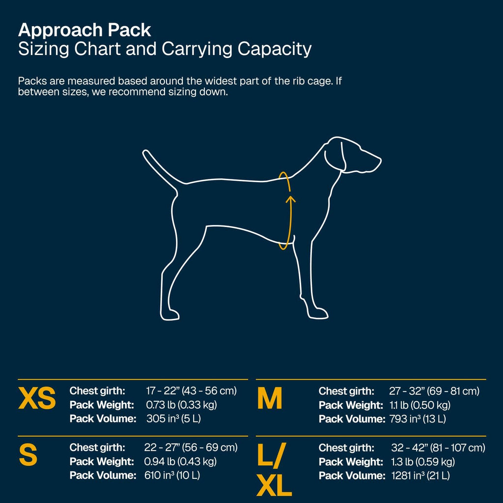 Ruffwear, Approach Pack Dog Backpack, Blue Dusk, Medium