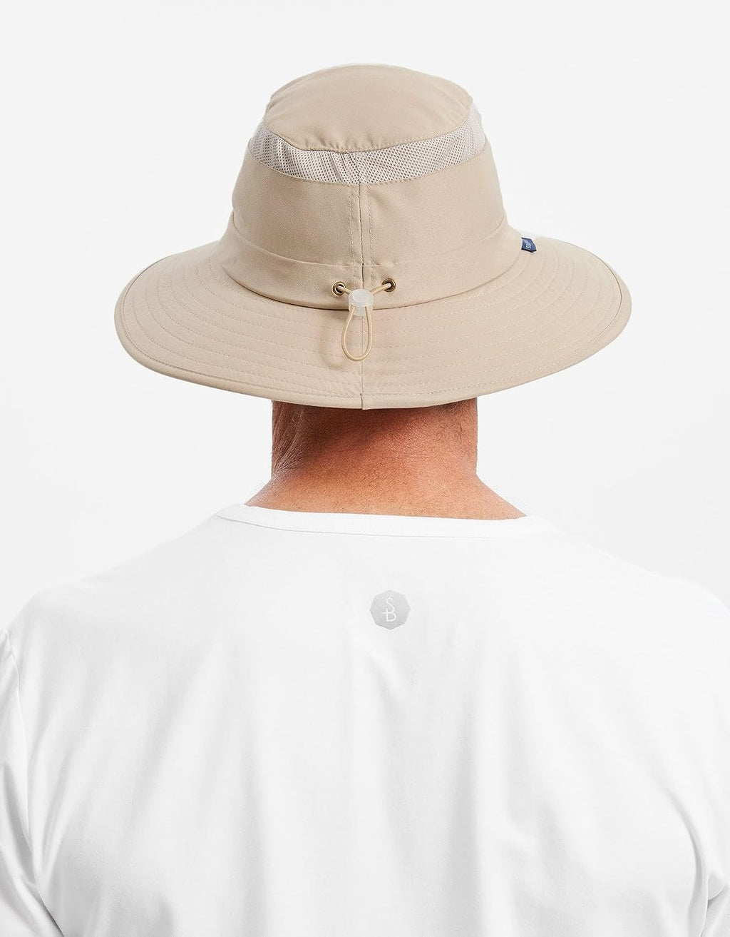 Solbari Everyday Broad Brim Sun Hat with Pocket UPF50+ Uv Protection, Sun Protective Hat for Women Beige Small