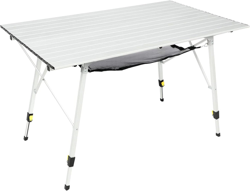 Portal Folding Camping Table, 132 LBS Outdoor Table with Adjustable Legs