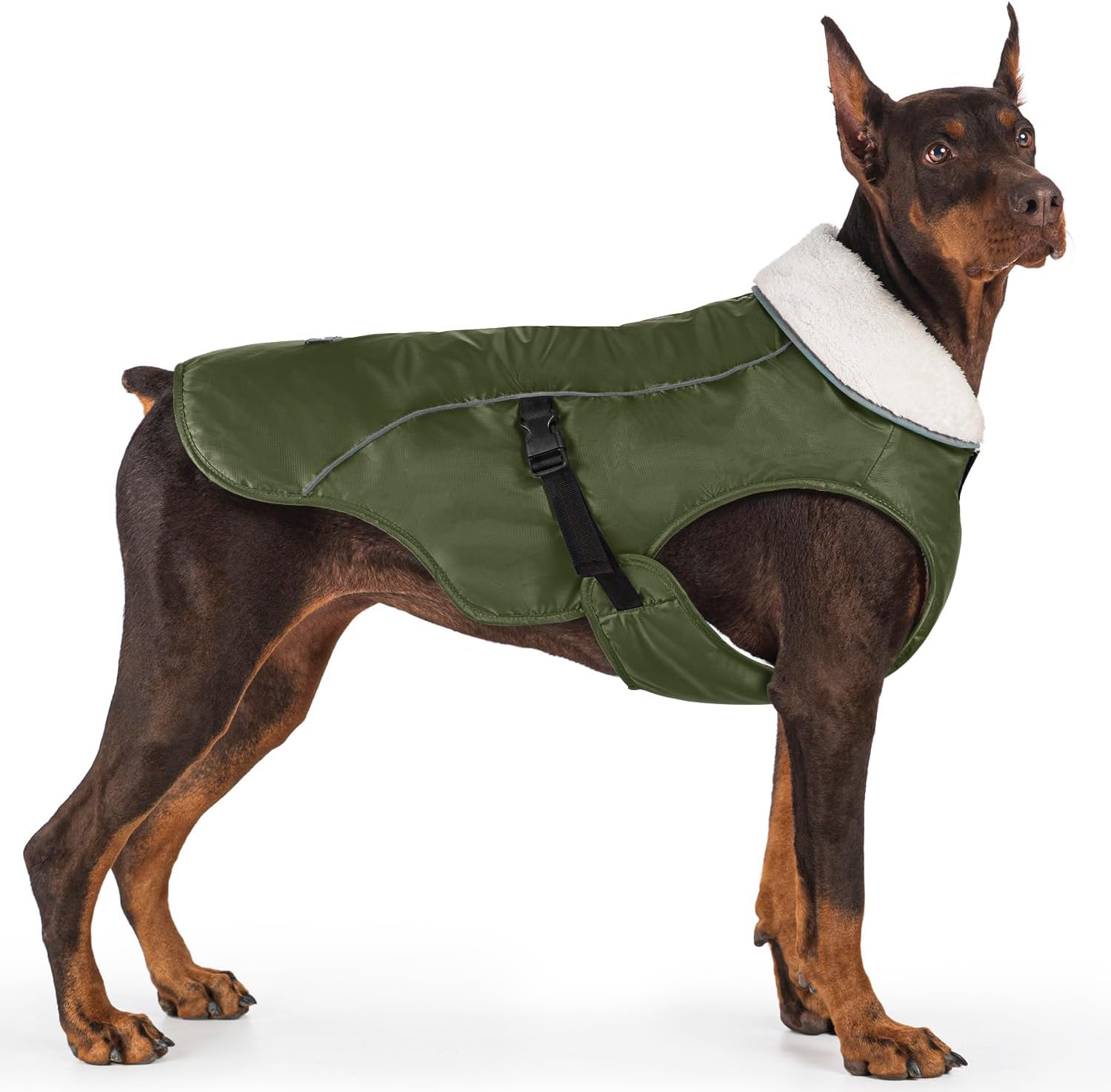 EMUST Dog Winter Coat, Waterproof Fleece Dog Jacket Winter for Small Dogs