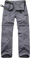 mixtiq Mens Hiking Convertible Pants Water-Resistant Quick Dry Pants