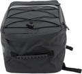 Drfeify Cycling Trunk Carrier Rear Bike Rack Bag 15L Capacity Saddle Bag Black PU Leather