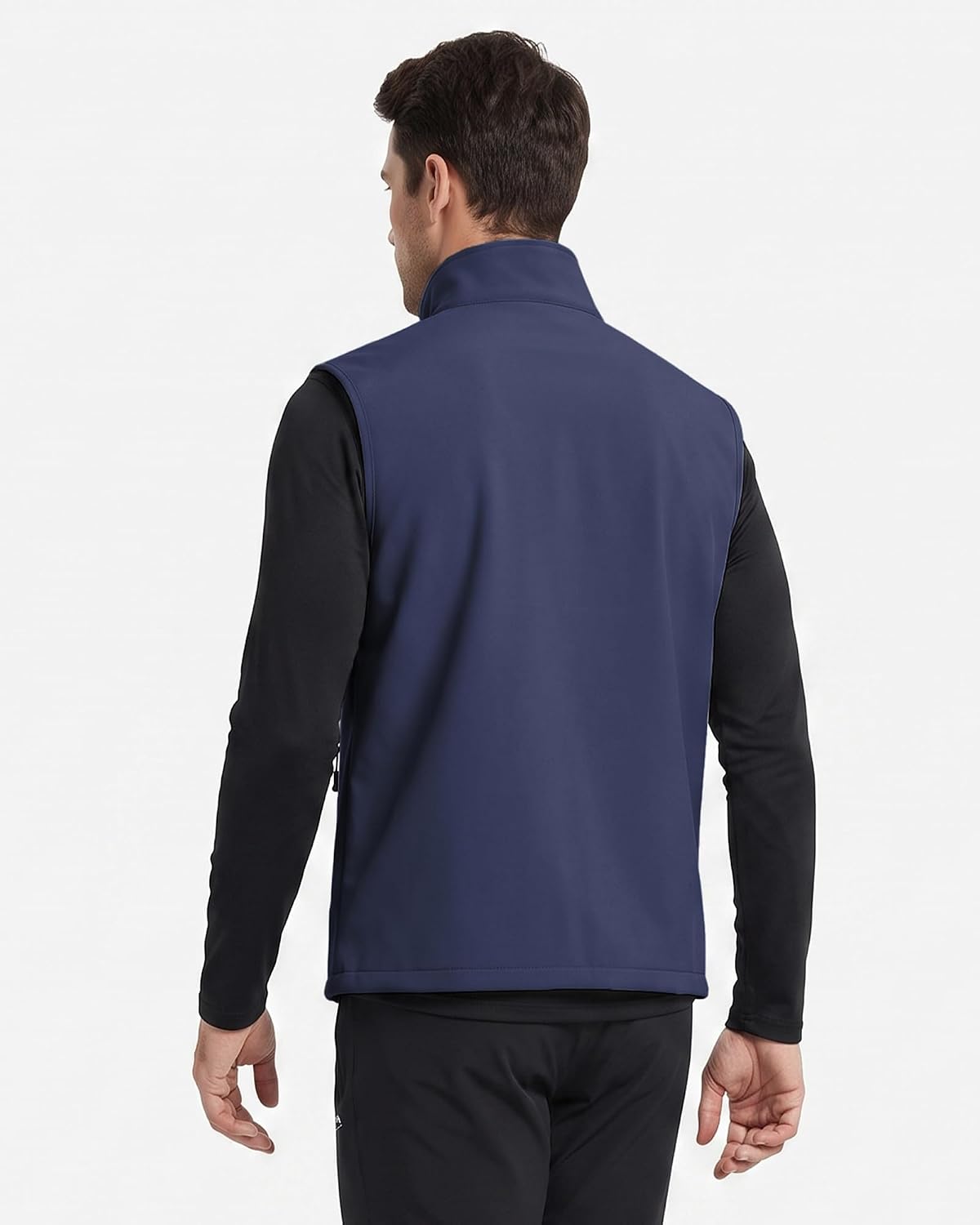 WULFUL Men's Golf Vest Windproof Lightweight Outerwear Sleeveless Jacket