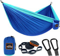 AnorTrek Camping Hammock, Super Lightweight Portable Parachute Hammock with Two Tree Straps Single or Double Nylon Travel Tree Hammocks for Camping Backpacking Hiking