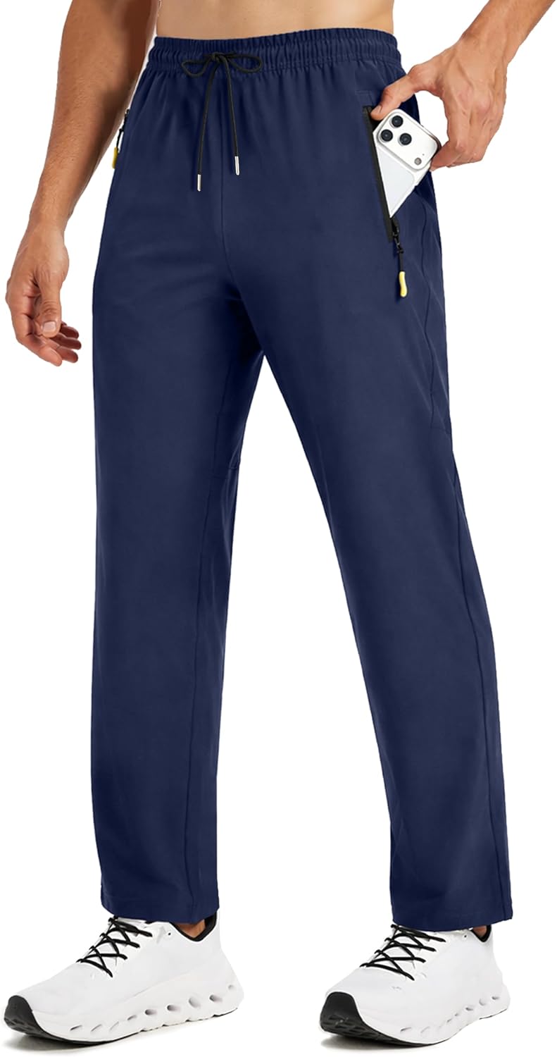 Men’s Lightweight Hiking Pants Quick Dry Workout Sweatpants