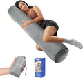 Luxtude Inflatable Body Pillow for Adults Kids, Travel Body Pillow