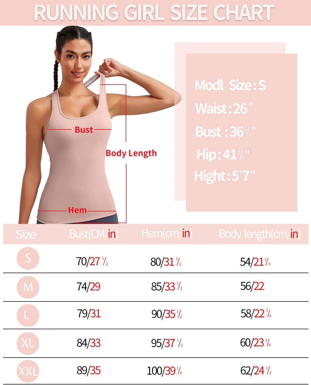 RUNNING GIRL Workout Tops for Women,Strappy Back Black Top with Built in Bras Camisole Yoga Crop Tank Tops Padded