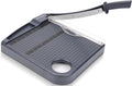 12" Paper Cutter, Precision Cut with Safety Protection and Blade Lock, 12 Sheets Capacity, Great for Cardstock, Cardboard, Photo, Vinyl, Crafts, Scrapbook (Grey)