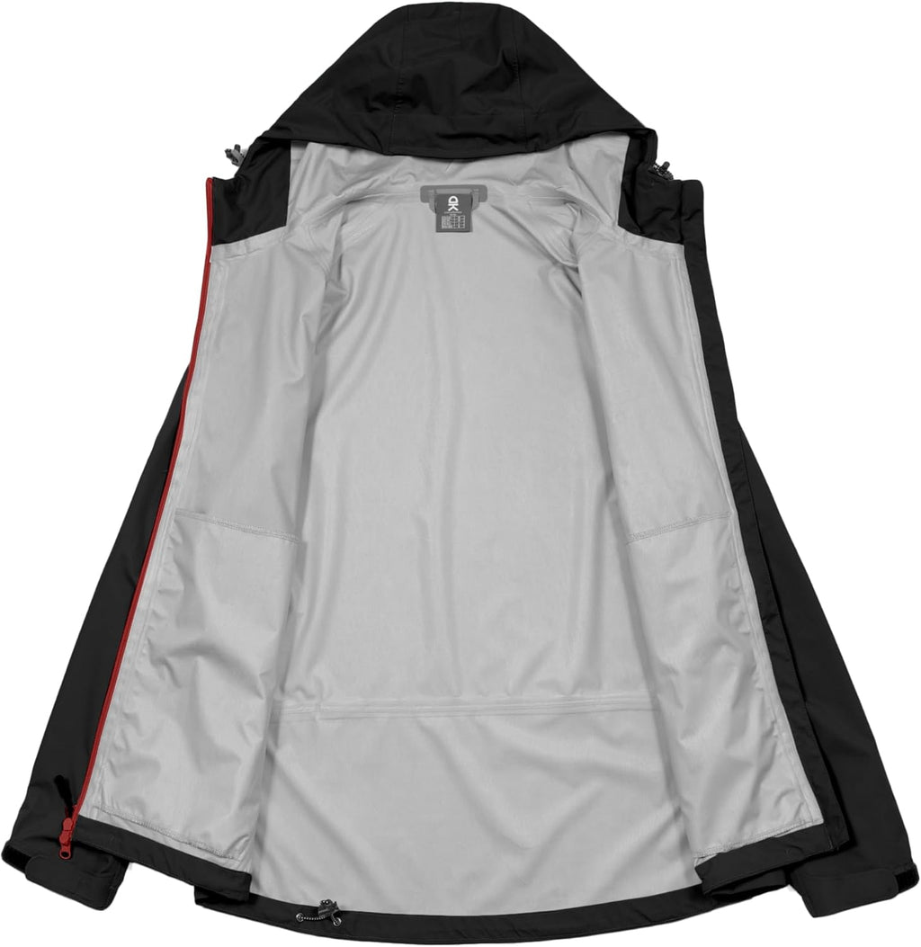 Little Donkey Andy Men's Waterproof Rain Jacket Outdoor Raincoat for Hiking