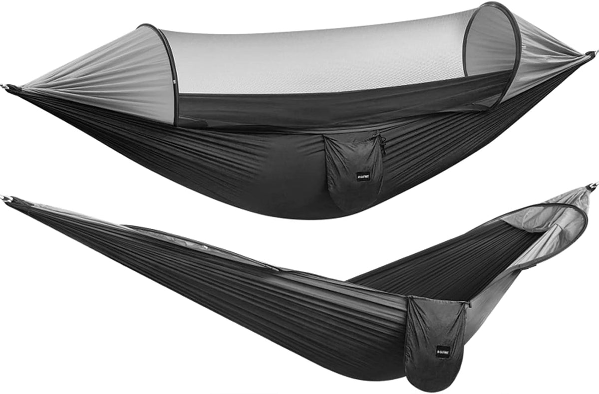 G4Free Large Camping Hammock for Outside with Mosquito Net 2 People Hammock