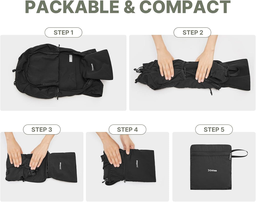 G4Free 20L Lightweight Packable Hiking Backpack for Women Men