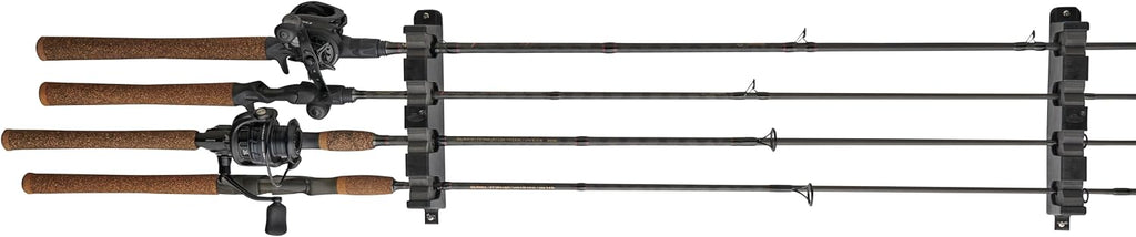 Berkley Horizontal 4 Fishing Rod Rack, Black
