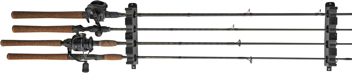 Berkley Horizontal 4 Fishing Rod Rack, Black